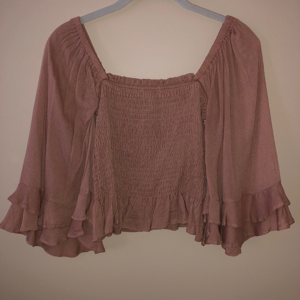 Rust Smocked Top - Picture 5 of 11